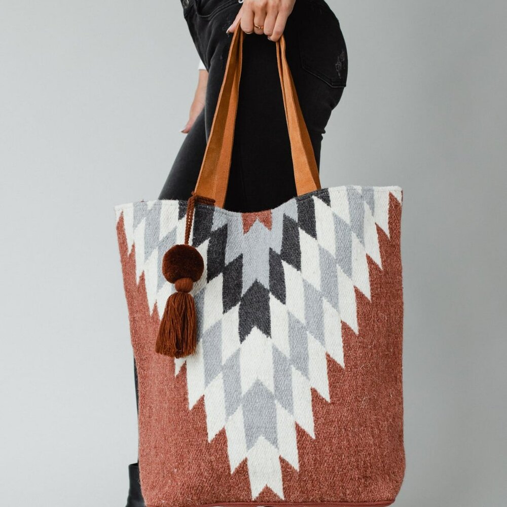 Autumn Leaves Large Tote - Picture 3 of 4